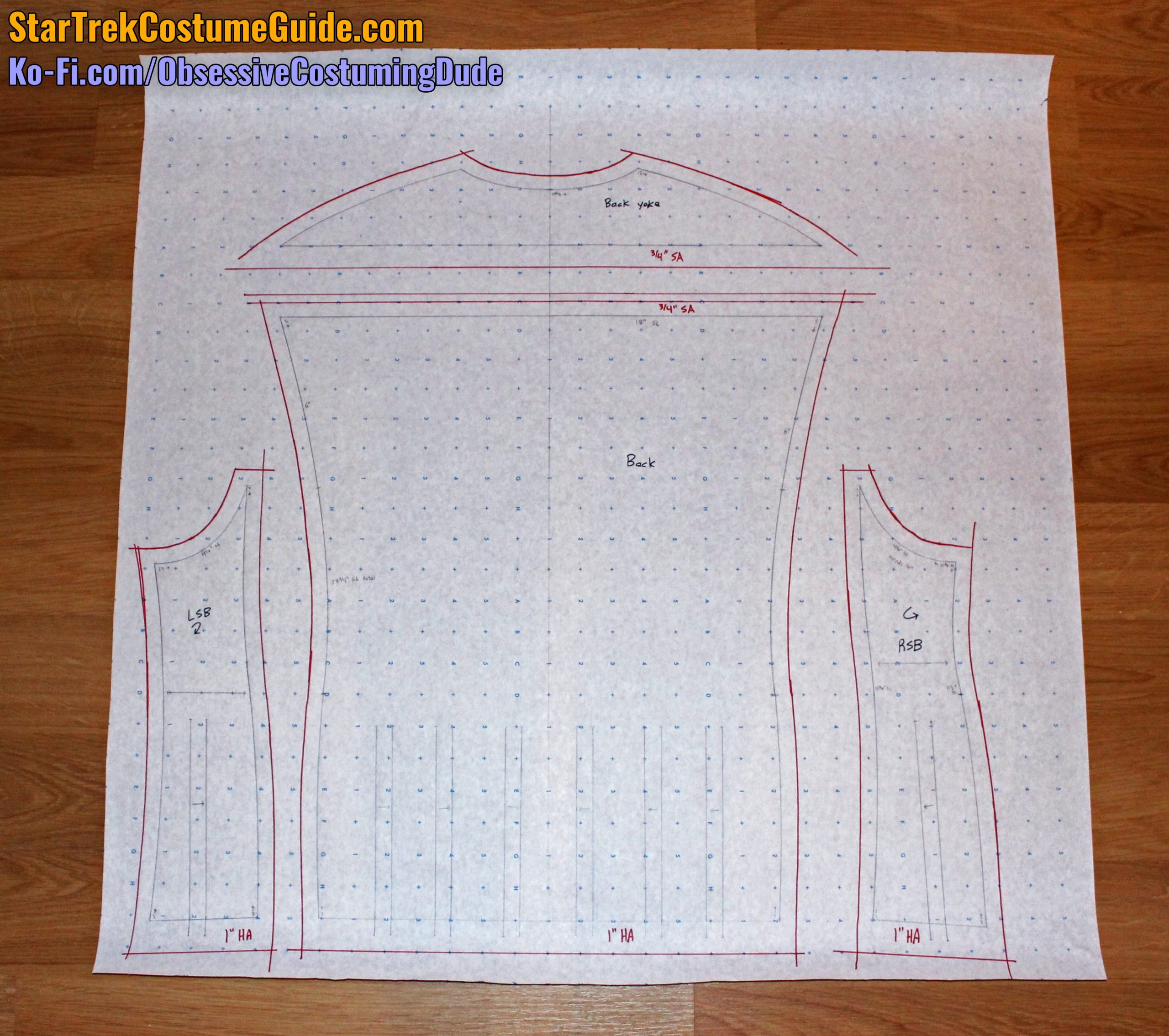 Free TNG admiral pattern download - Star Trek Costume Guide