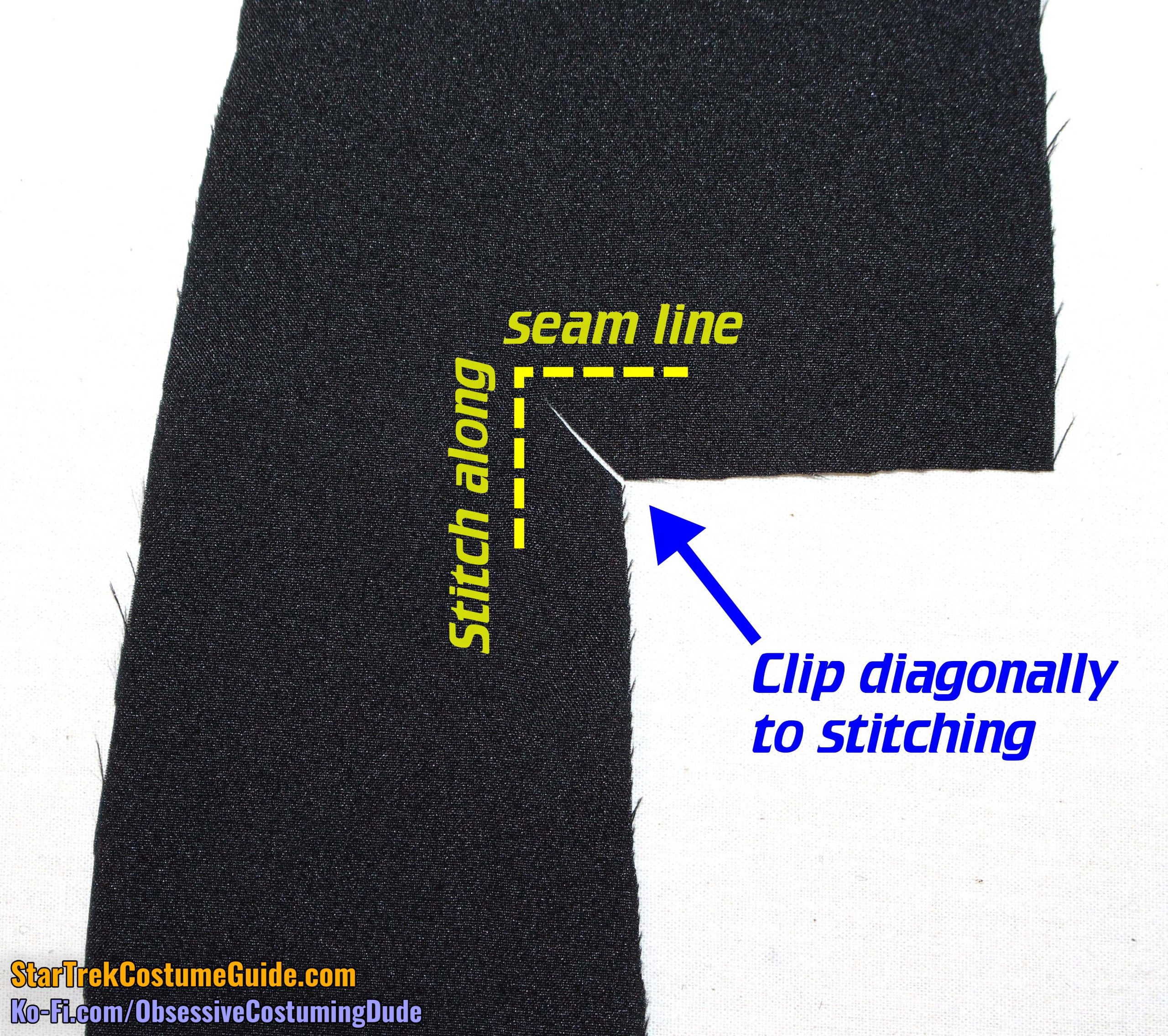 TNG medical smock sewing tutorial - Star Trek Costume Guide