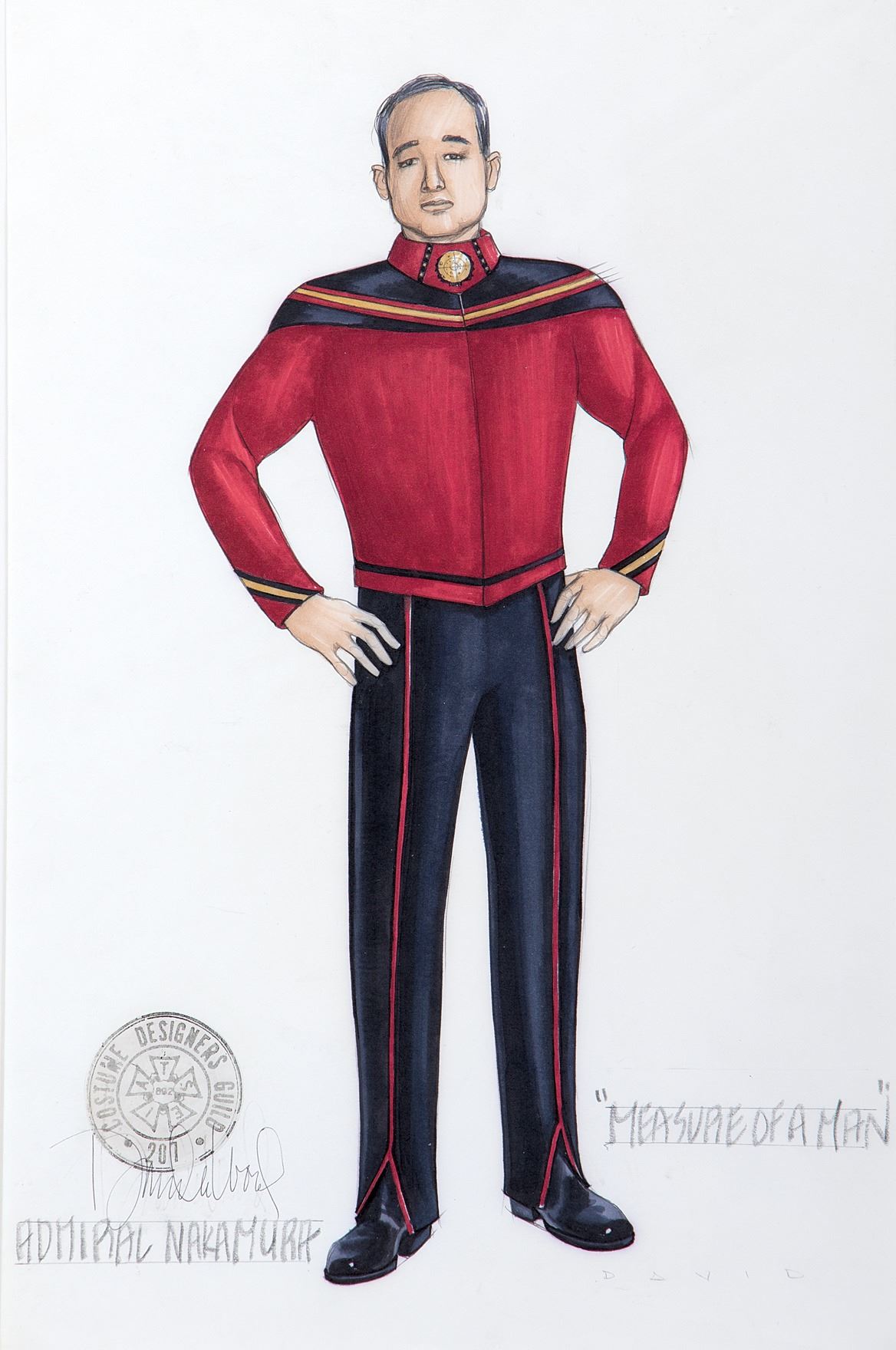 TNG admiral uniform (season 2) examination - Star Trek Costume Guide
