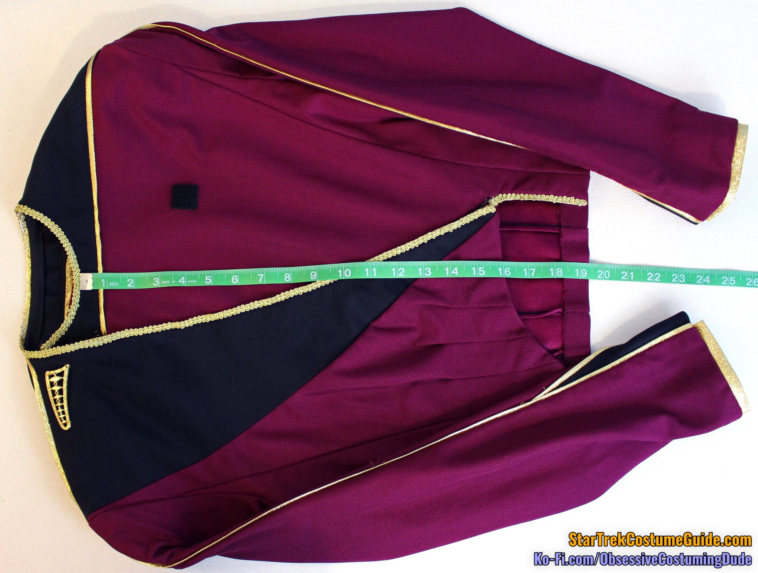 TNG admiral uniform (season 1) examination - Star Trek Costume Guide