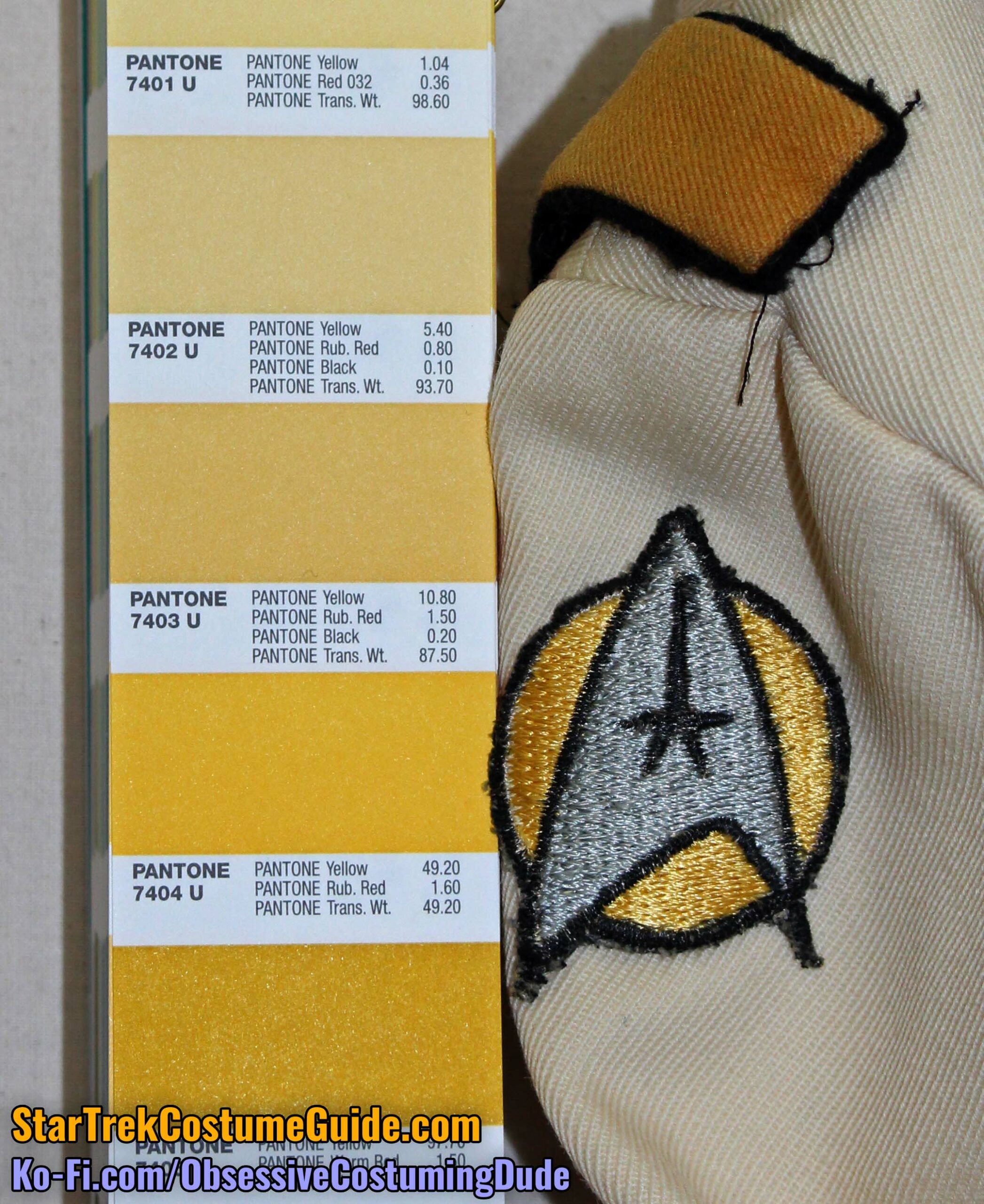 TWOK engineering radiation suit examination - Star Trek Costume Guide