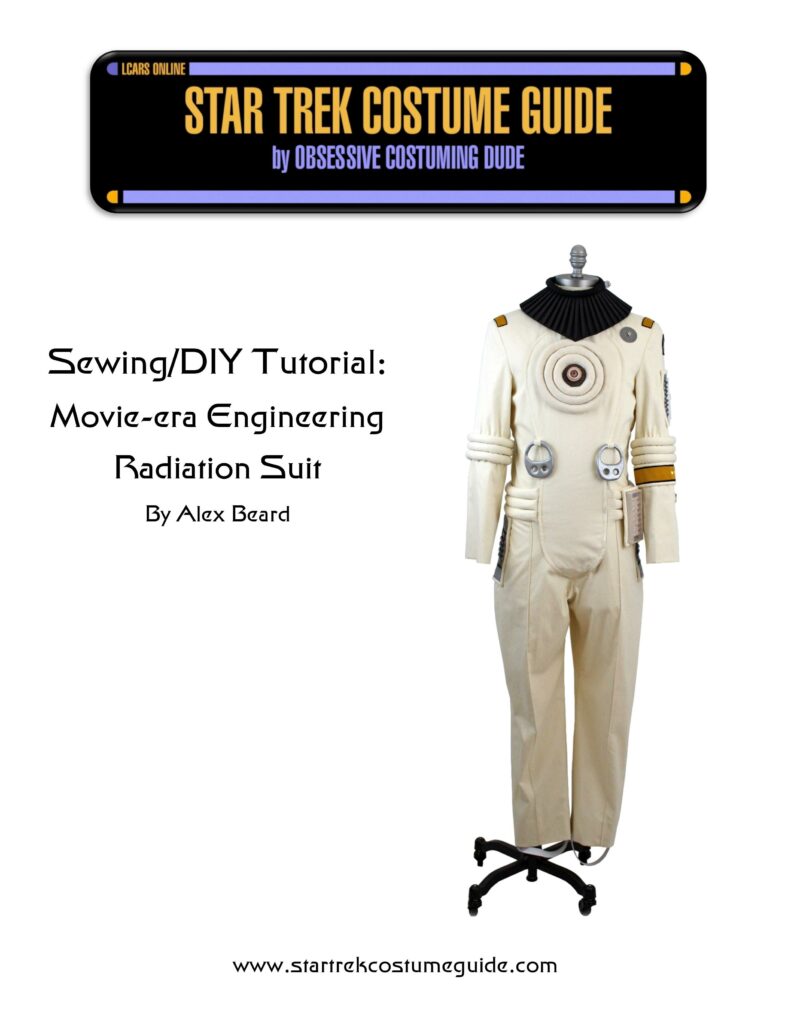 Engineering Radiation Suit Sewing/DIY Tutorial Star Trek Costume Guide