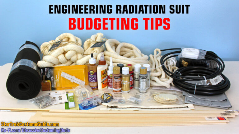 Engineering radiation suit budgeting tips - Star Trek Costume Guide