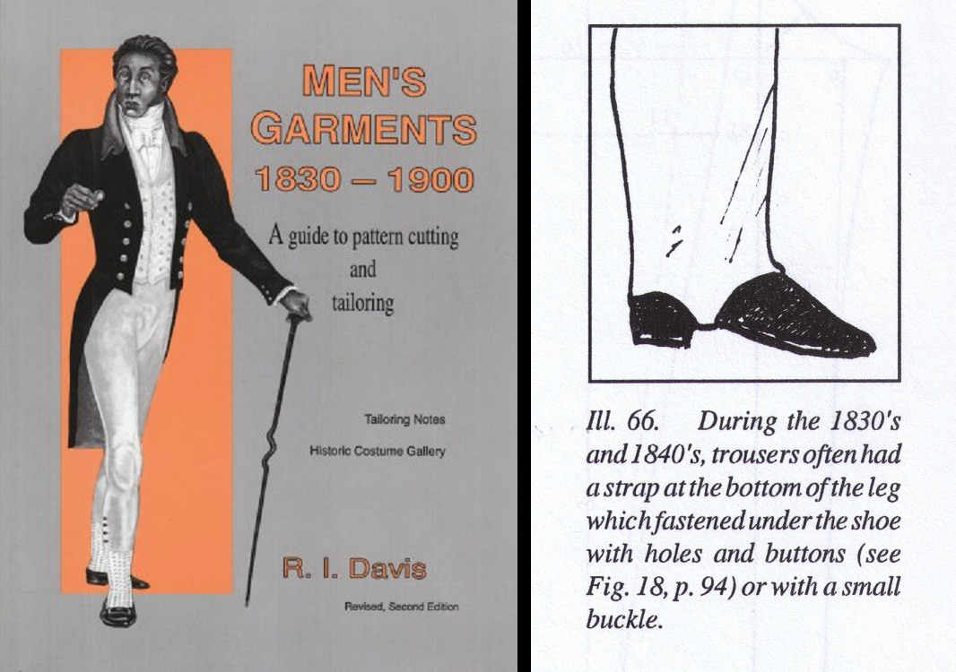 Davis Men's Garments stirrups combined