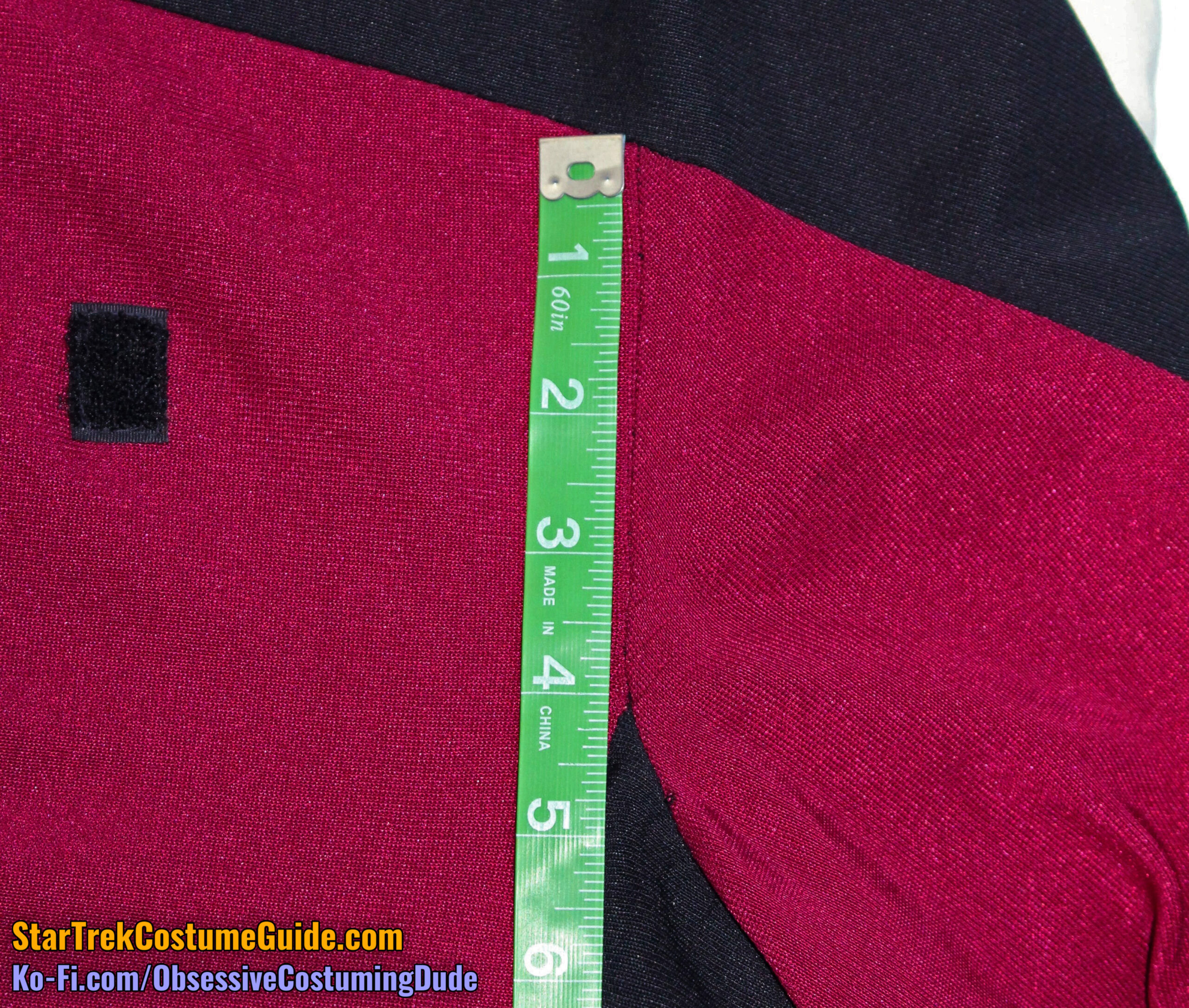 Worf TNG jumpsuit - Star Trek Costume Guide