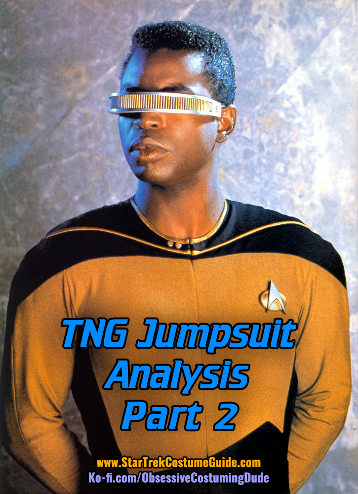 TNG jumpsuit analysis, part 2 - Star Trek Costume Guide