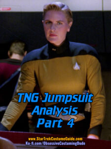 TNG jumpsuit analysis, part 4 - Star Trek Costume Guide