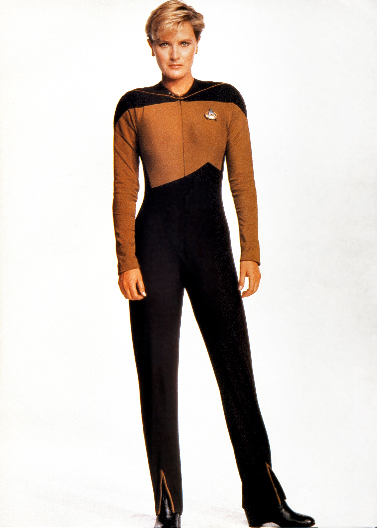 Tasha Yar season 1 publicity photo - Star Trek Costume Guide