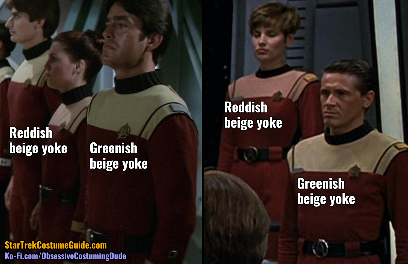 TWOK enlisted jumpsuit analysis - Star Trek Costume Guide